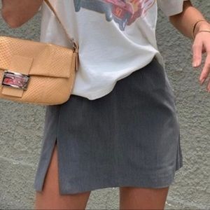Djerf Avenue Must Have Mini Skirt Grey